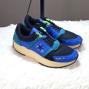 Converse Run Star Y2K Ox Low Top Victoria Blue/Black Unisex Sneakers Sz M7/W8.5